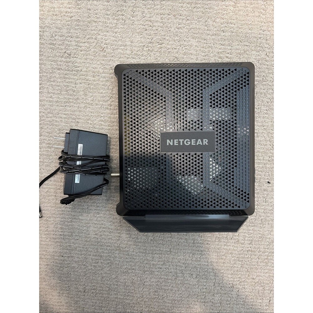 NETGEAR C6900 AC1900 WiFi Cable Modem Router Combo, Black, 4 LAN Ethernet